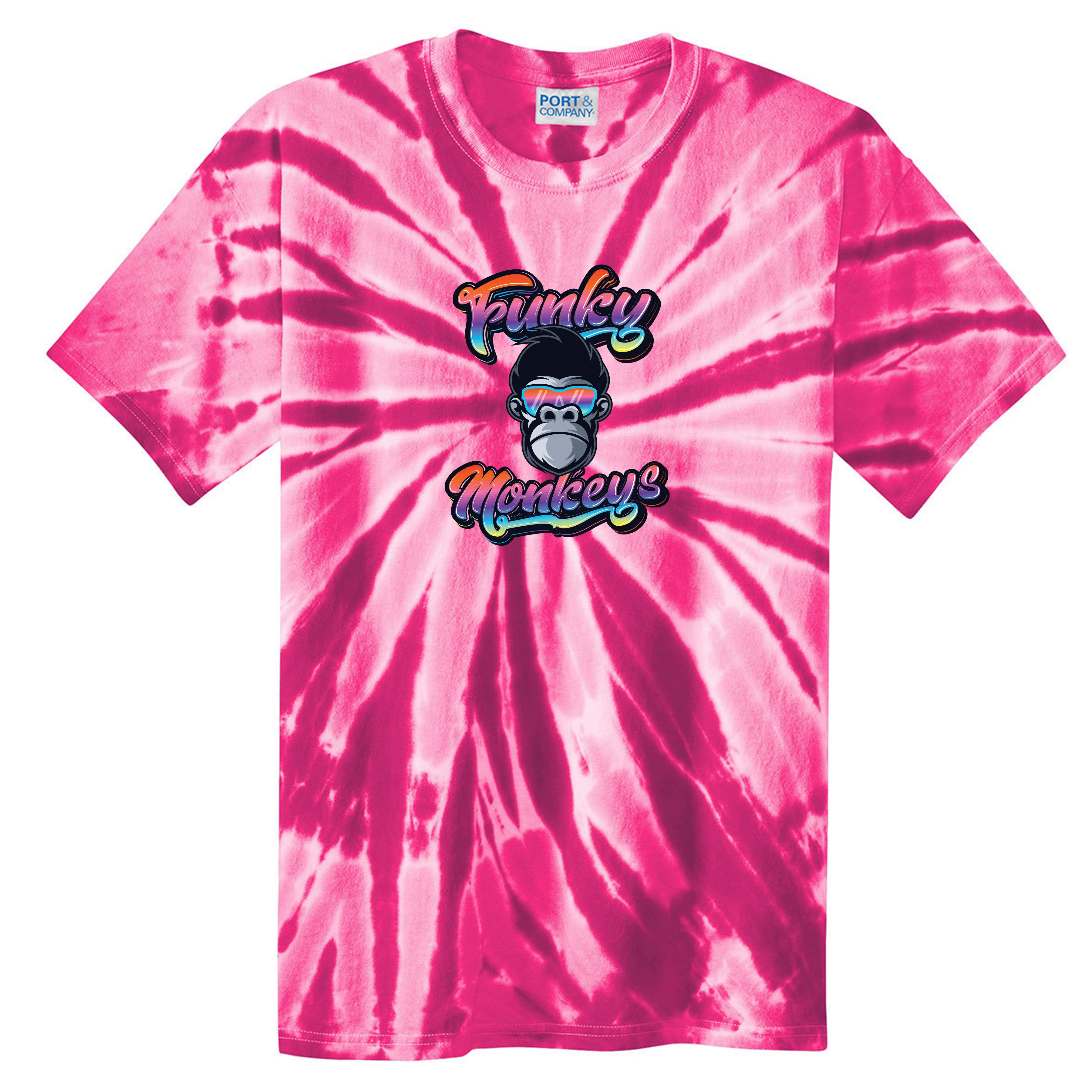 Funky Monkey Baseball Port & Company® Tie-Dye Tee – ASP Nation