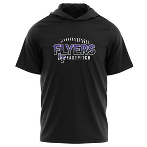 FLYERS FASTPITCH Sport-Tek ® PosiCharge ® Tri-Blend Wicking Short Sleeve Hoodie