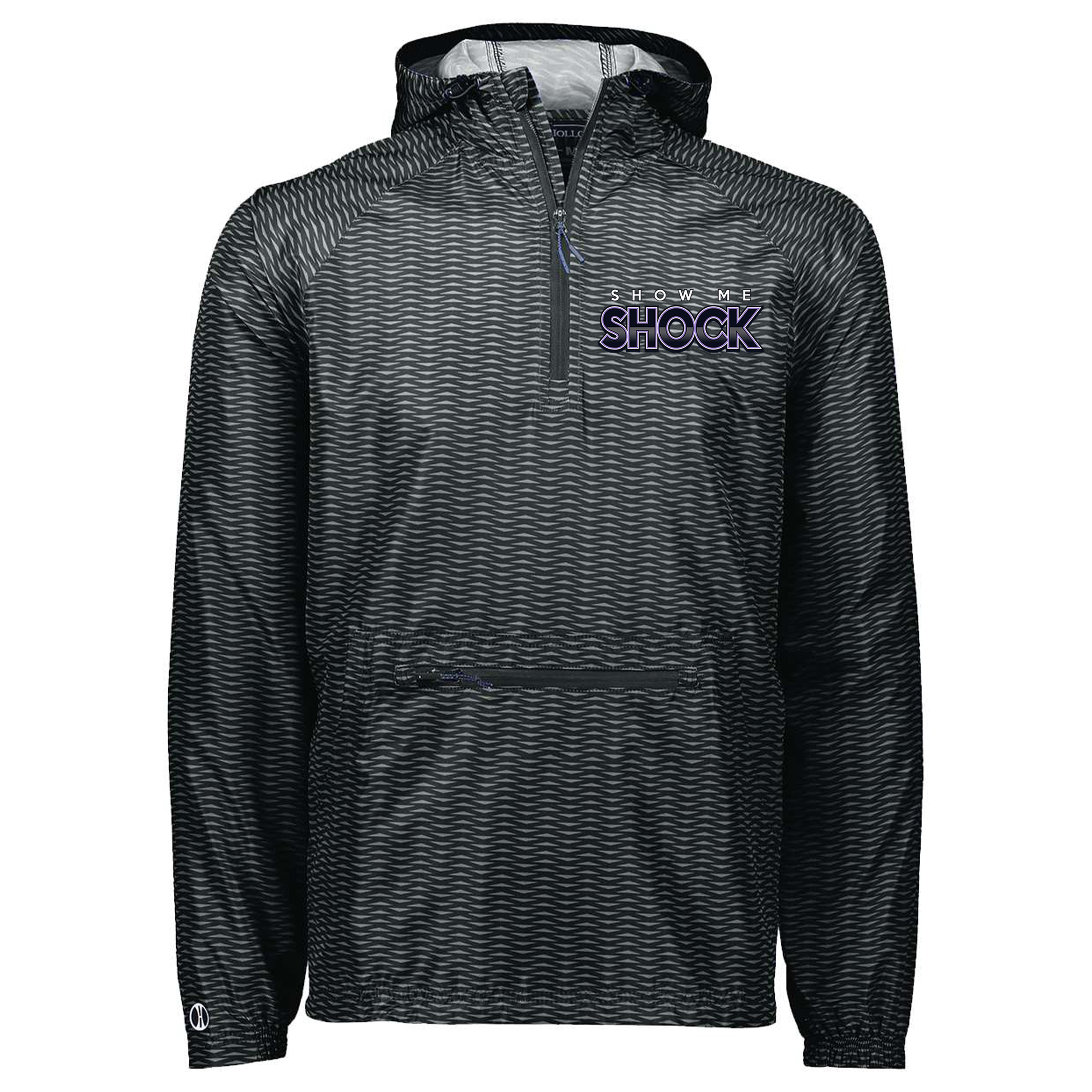 Show Me Shock Fastpitch Holloway Range Hooded Packable Quarter-Zip