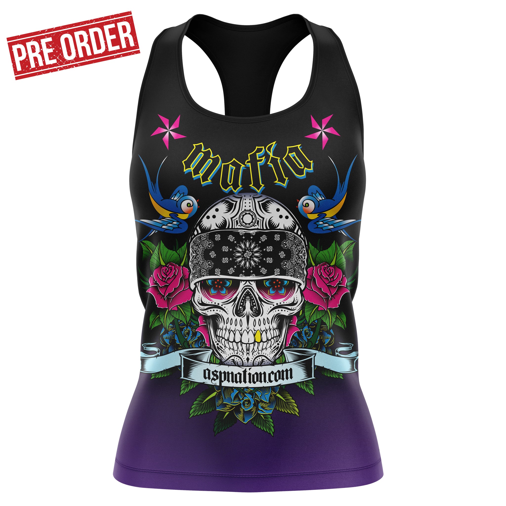 ASP Mafia 14 Womens/Girls Full Sublimation Tank