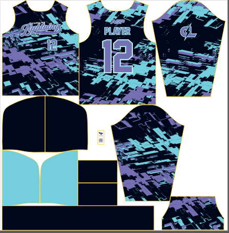 Carolina Lightning Fastpitch Men's/Boy's Full Sublimation Hoodie