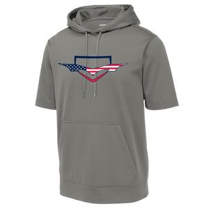 Monsta Athletics USA Sport-Tek ® Sport-Wick ® Fleece Short Sleeve Hooded Pullover