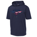 Monsta Athletics USA Sport-Tek ® Sport-Wick ® Fleece Short Sleeve Hooded Pullover