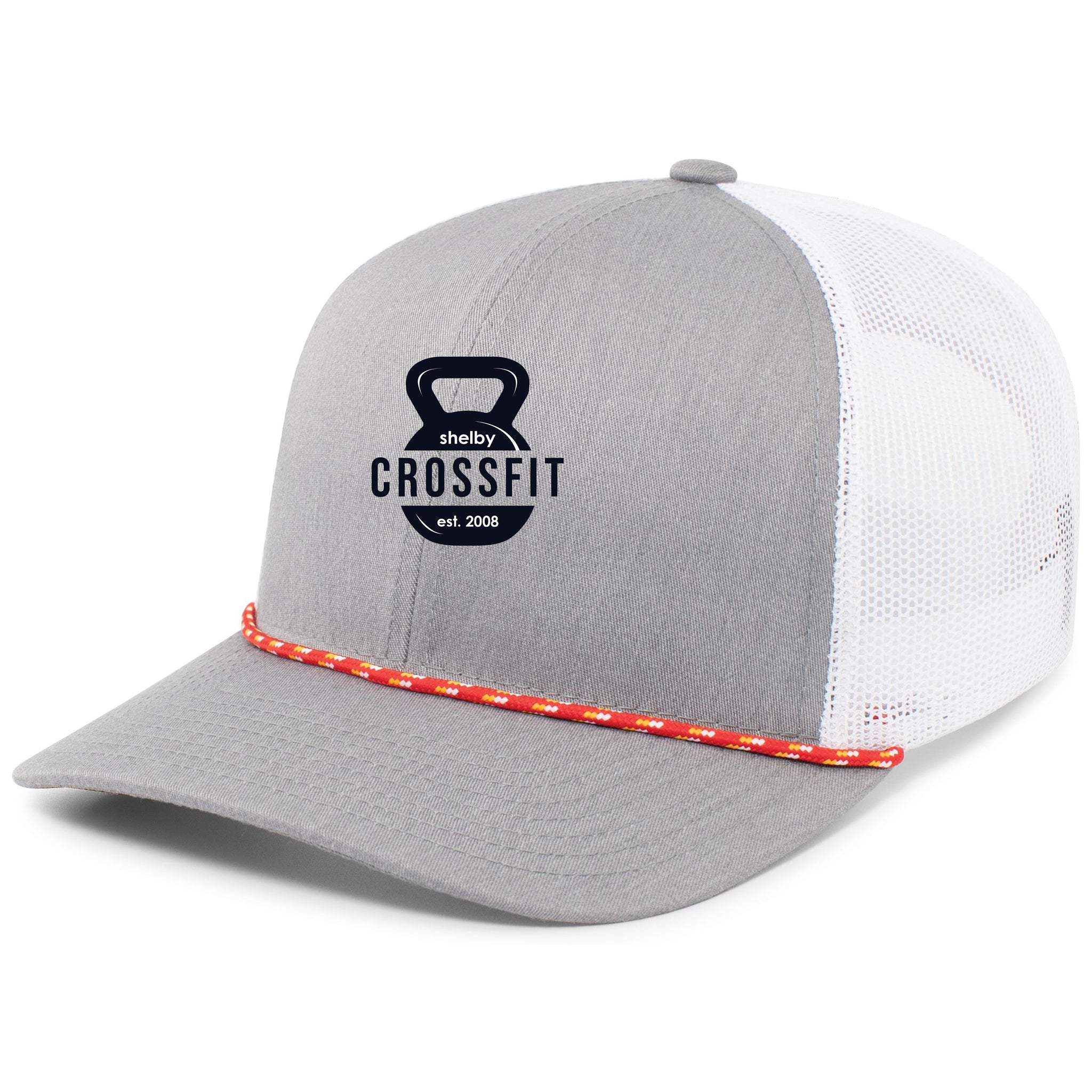 Shelby Crossfit Pacific Headwear Trucker Snapback Braid Cap