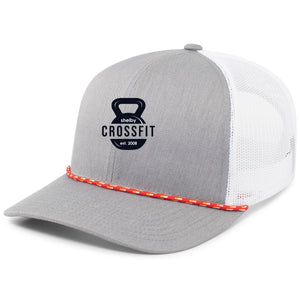 Shelby Crossfit Pacific Headwear Trucker Snapback Braid Cap