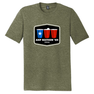 ASP Nation Beer Pong 09' Texas Perfect Tri ® Tee