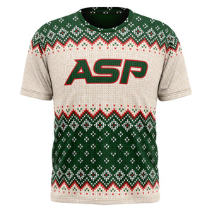 ASP Knitted Ugly Christmas Full Sublimation Short Sleeve