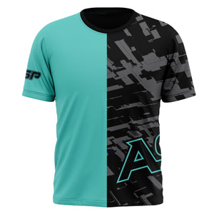 ASP Dual Metallic Camo Mens/Boys Full Sublimation Short Sleeve