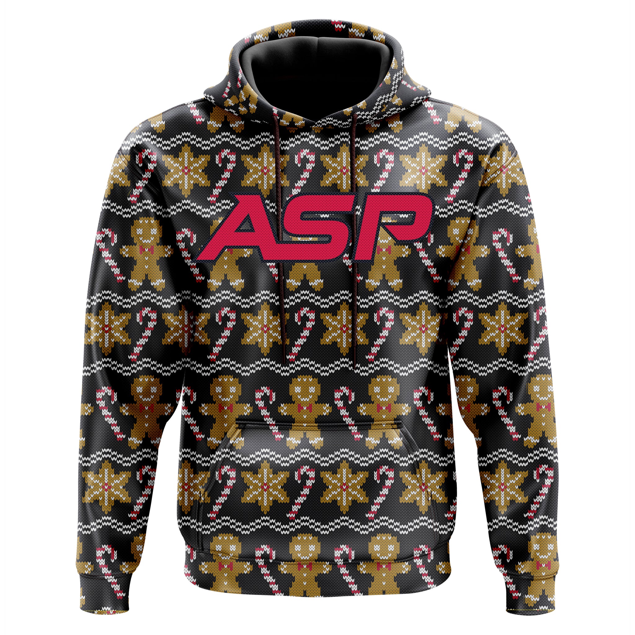 ASP Gingerbread Full Sublimation Hoodie