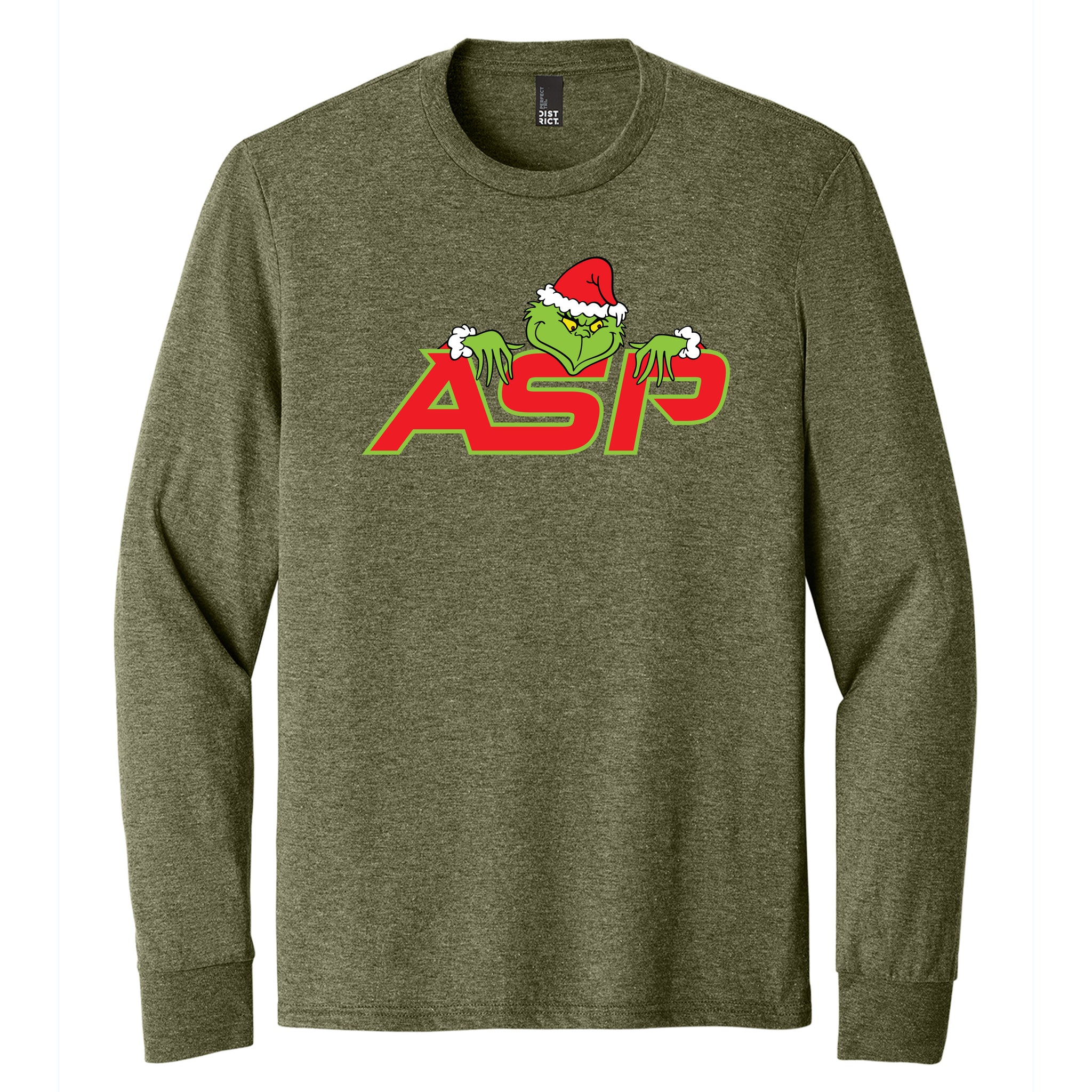 ASP Christmas Grinch District Perfect Tri ® Long Sleeve Tee