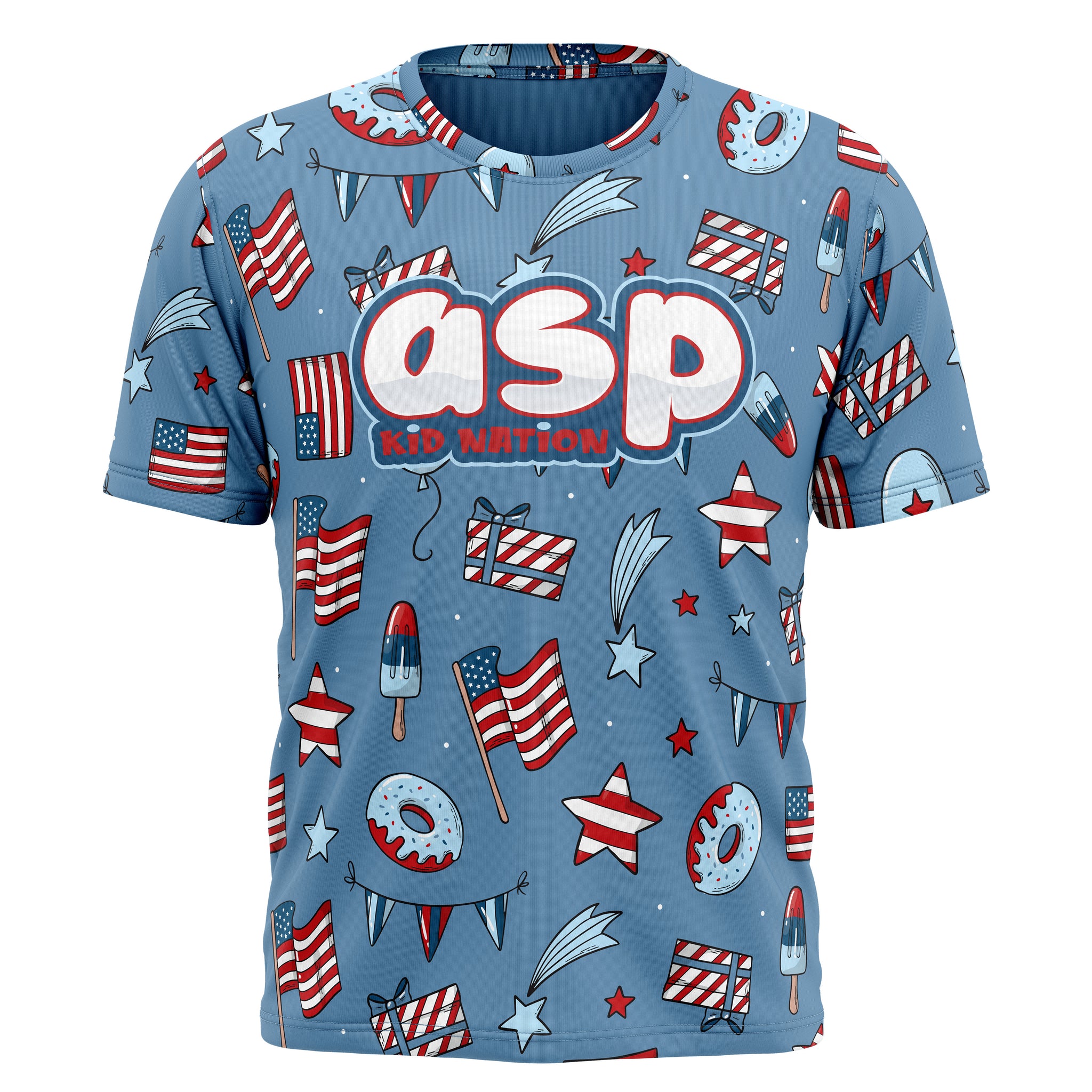 ASP Kid Nation 4th of July Short Sleeve