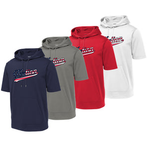 ASP Legacy Series Sport-Tek ® Sport-Wick ® Fleece Short Sleeve Hooded Pullover