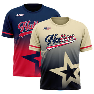 ASP Legacy Series Mens/Boys Full Sublimation Short Sleeve