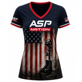 ASP Memorial Day Women's/Girls Full Sublimation Short Sleeve