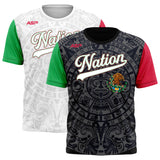 ASP Mexico Nation Mens/Boys Full Sublimation Short Sleeve