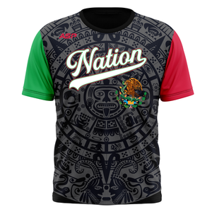 ASP Mexico Nation Mens/Boys Full Sublimation Short Sleeve