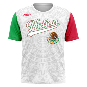 ASP Mexico Nation Mens/Boys Full Sublimation Short Sleeve