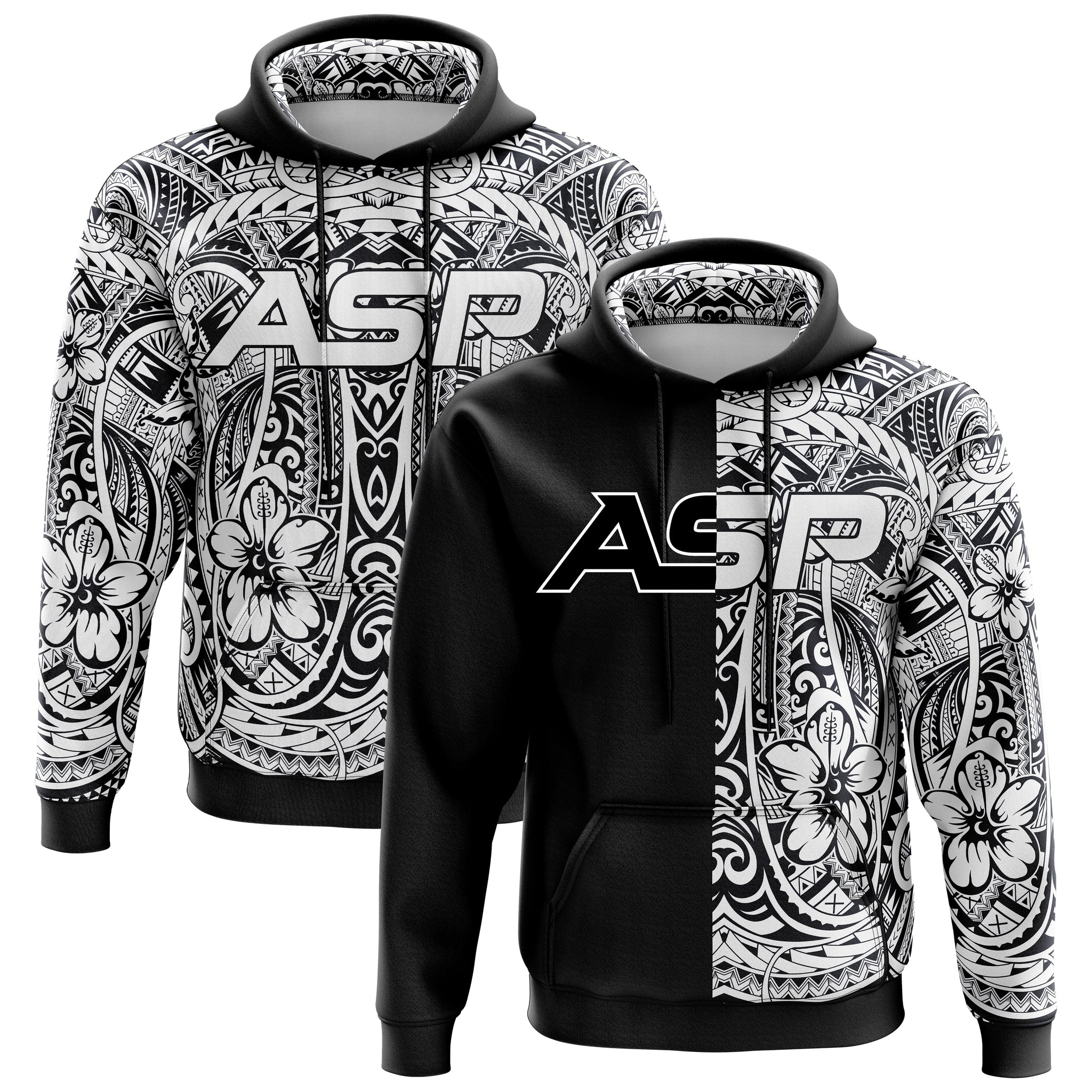 ASP Polynesian Mens Full Sub Hoodie