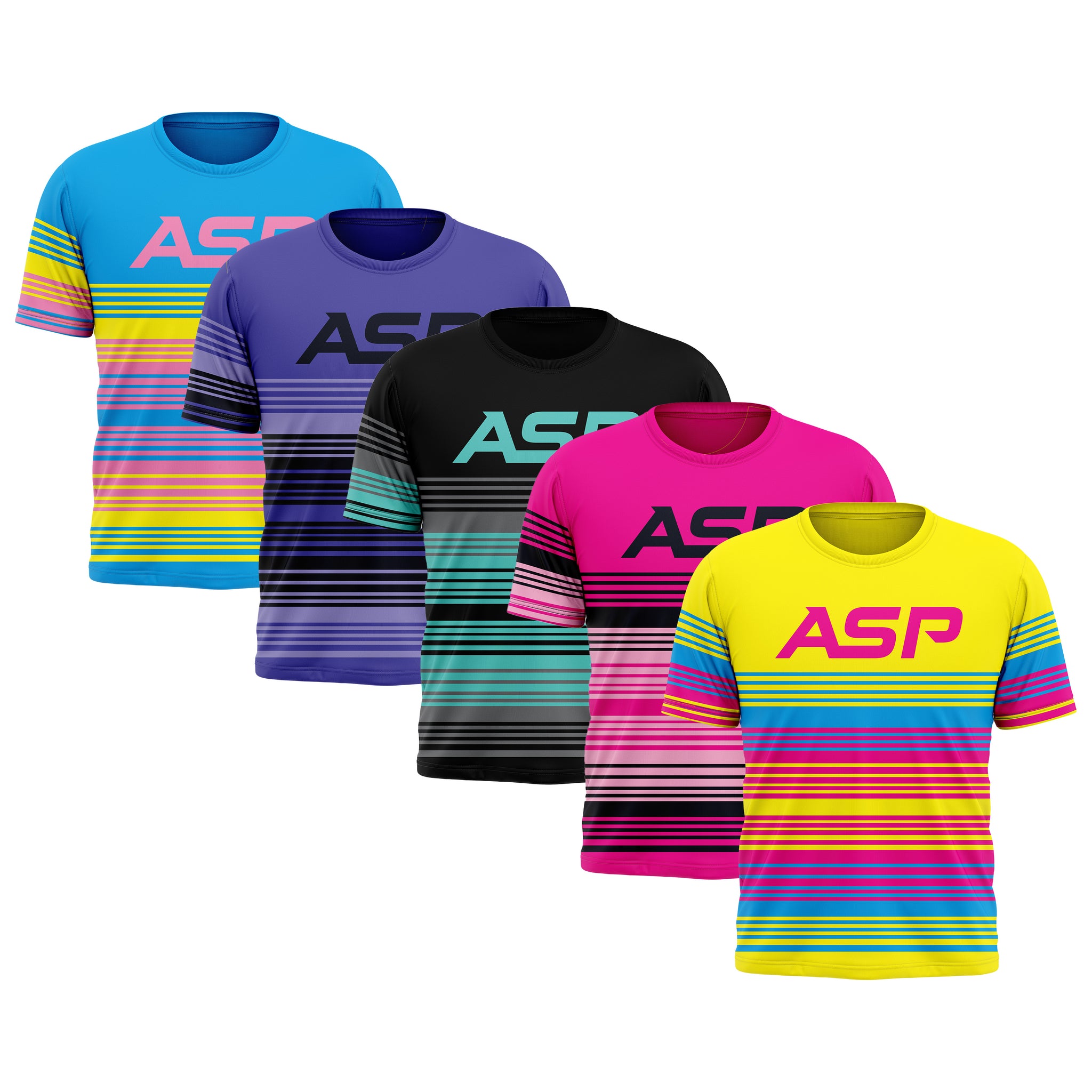ASP Vivid Series Mens/Boys Full Sublimation Short Sleeve