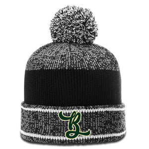 Bombshells Fastpitch 148 | Heather Beanie with Cuff & Pom