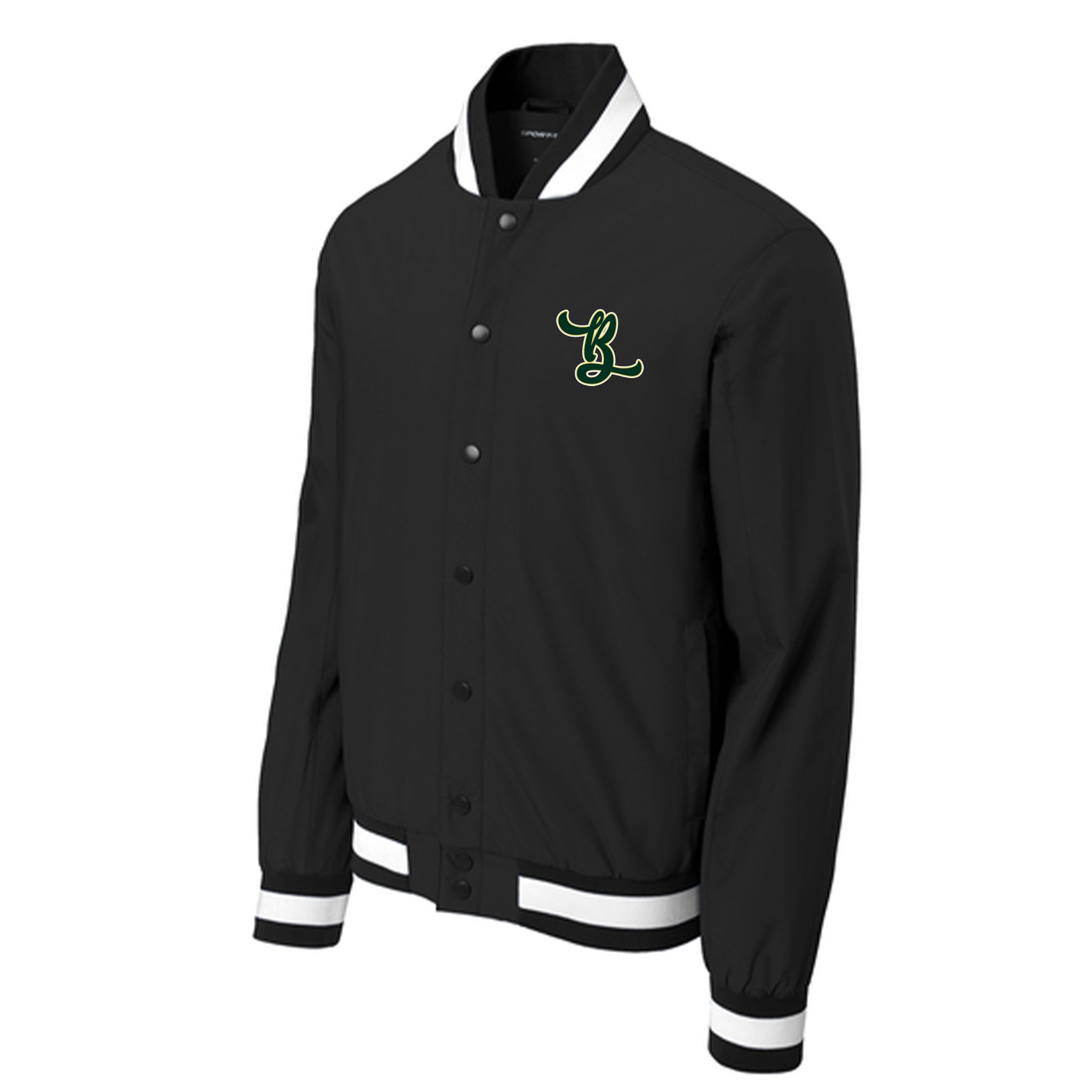 Bombshell's Fastpitch Sport-Tek® Insulated Varsity Jacket