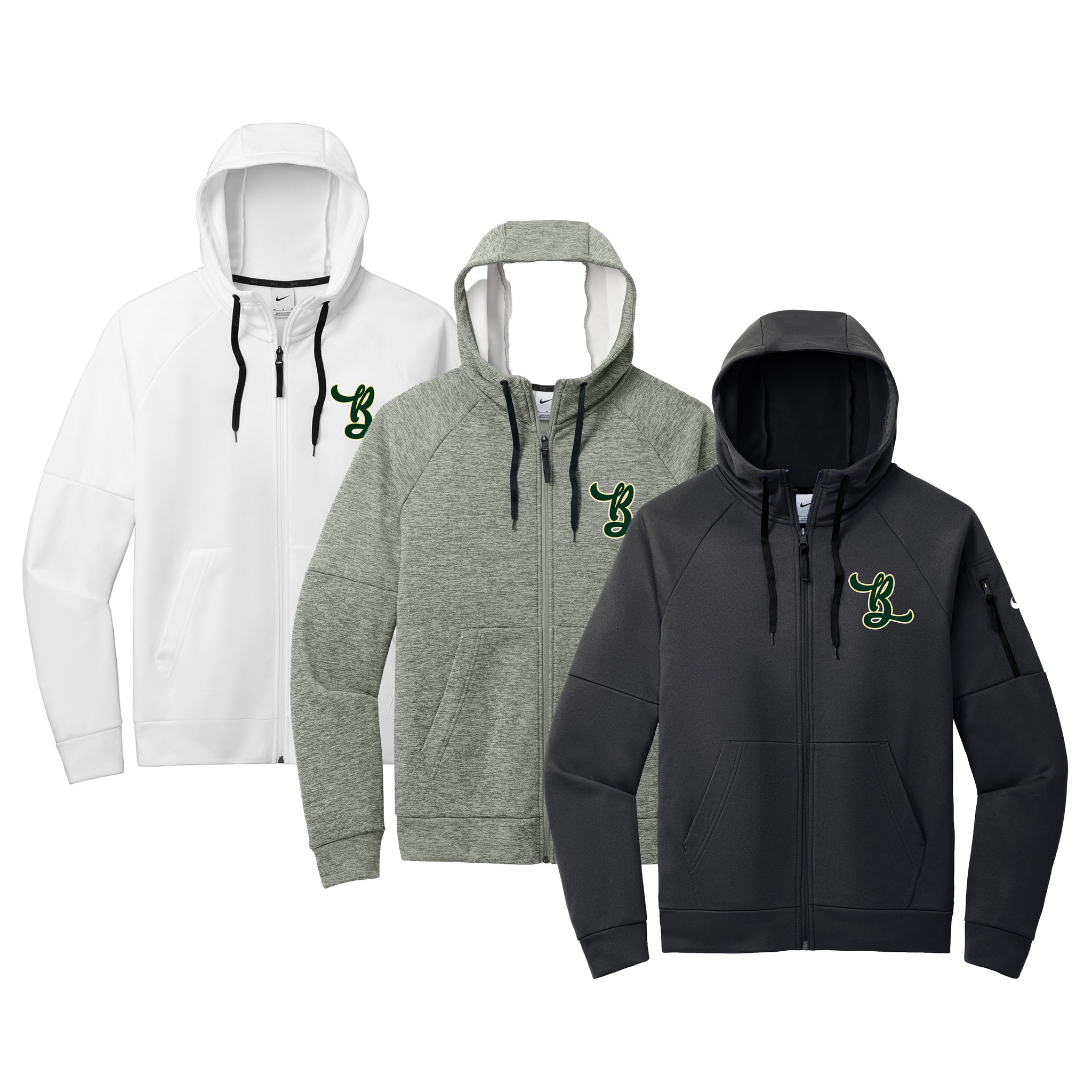 Bombshells Fastpitch Nike Therma-FIT Pocket Full-Zip Fleece Hoodie