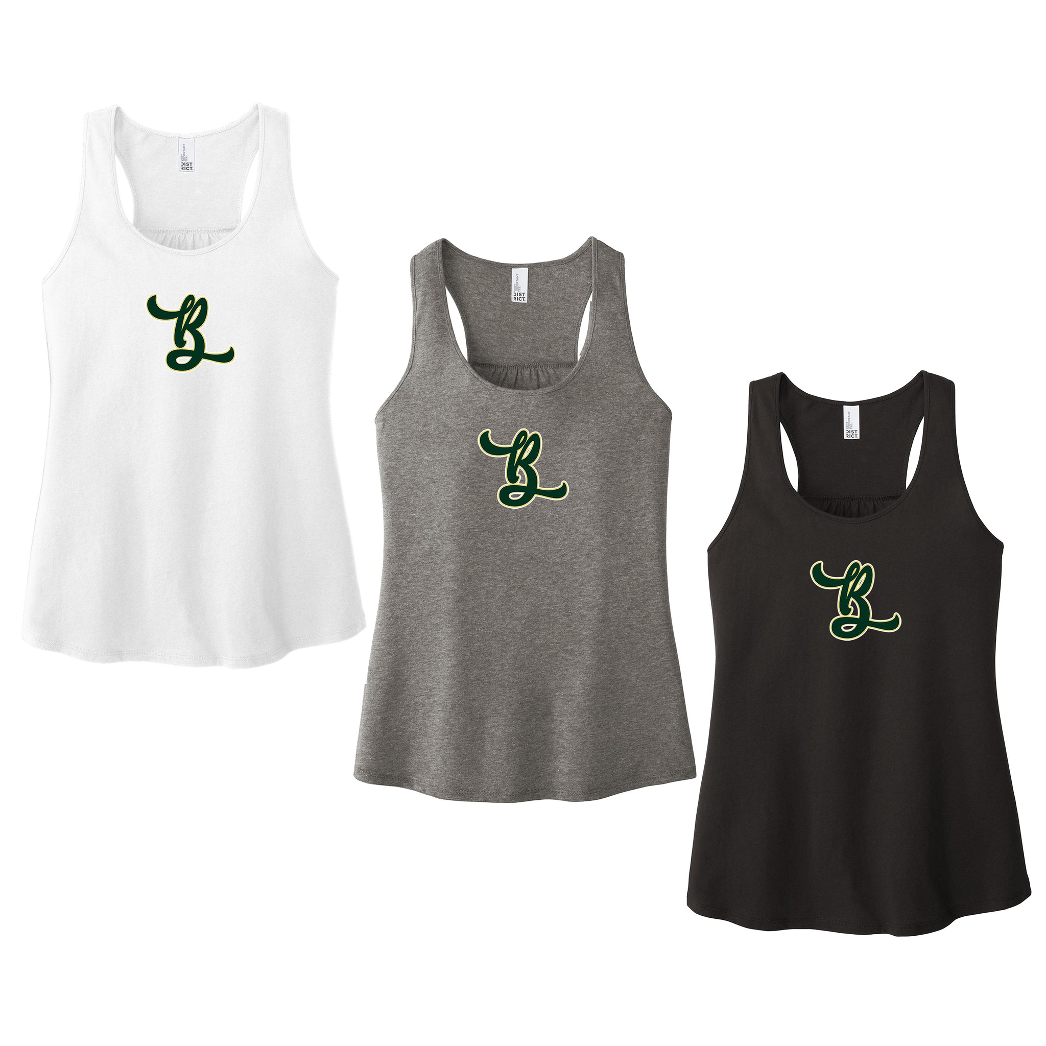 Bombshell's Fastpitch District Women’s V.I.T. ™ Racerback Tank