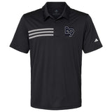Back 9 Bullies Adidas Men's 3-Stripe Chest Polo
