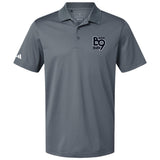 Back 9 Bullies Adidas Men's Performance Pique Polo