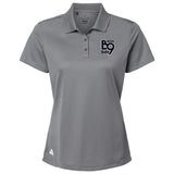 Back 9 Bullies Adidas Women's Performance Pique Polo
