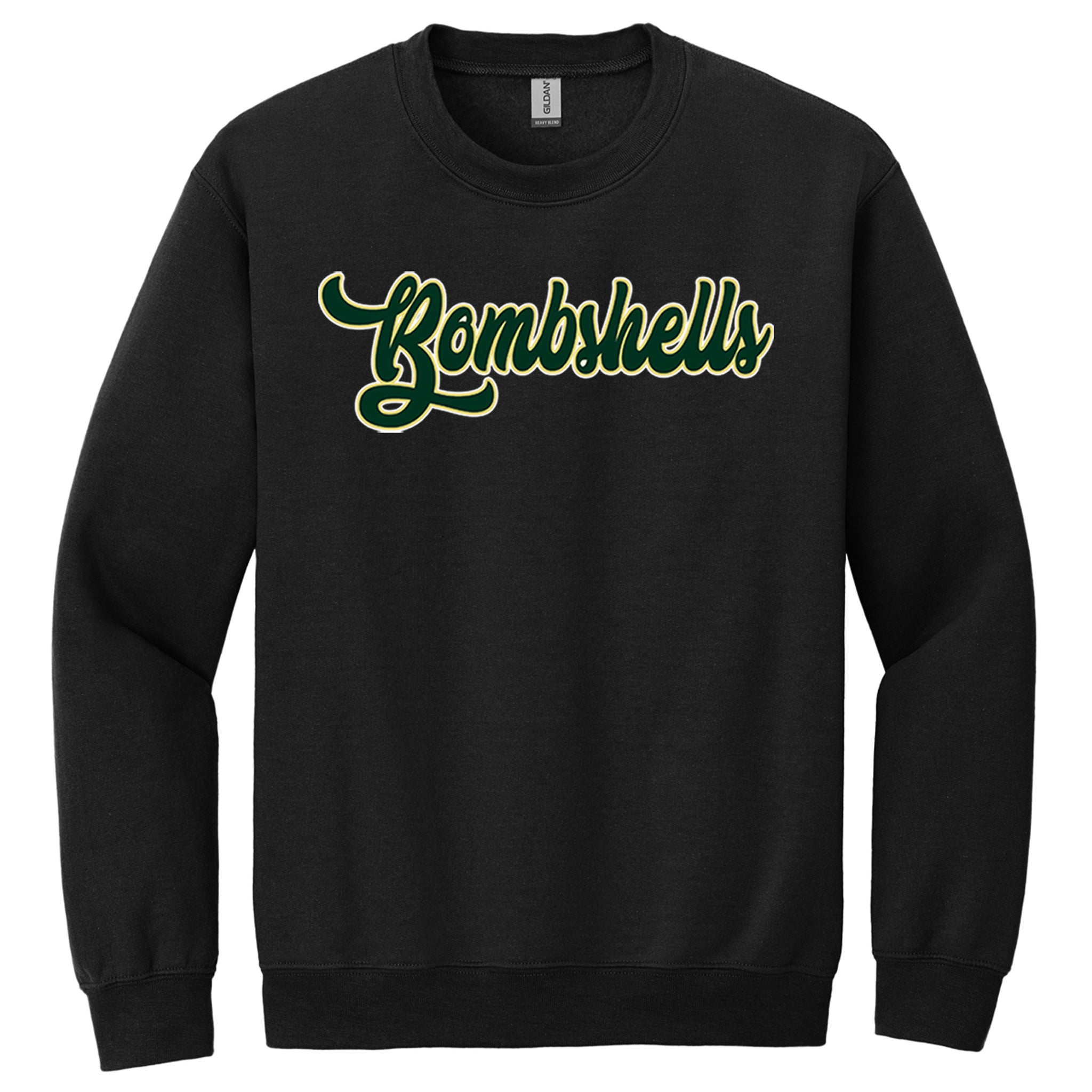 Bombshell's Fastpitch Gildan® Heavy Blend™ Crewneck Sweatshirt