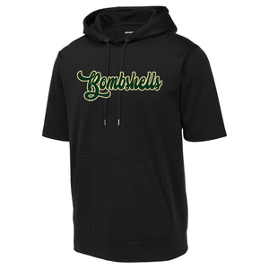 Bombshells Fastpitch Sport-Tek ® Sport-Wick ® Fleece Short Sleeve Hooded Pullover