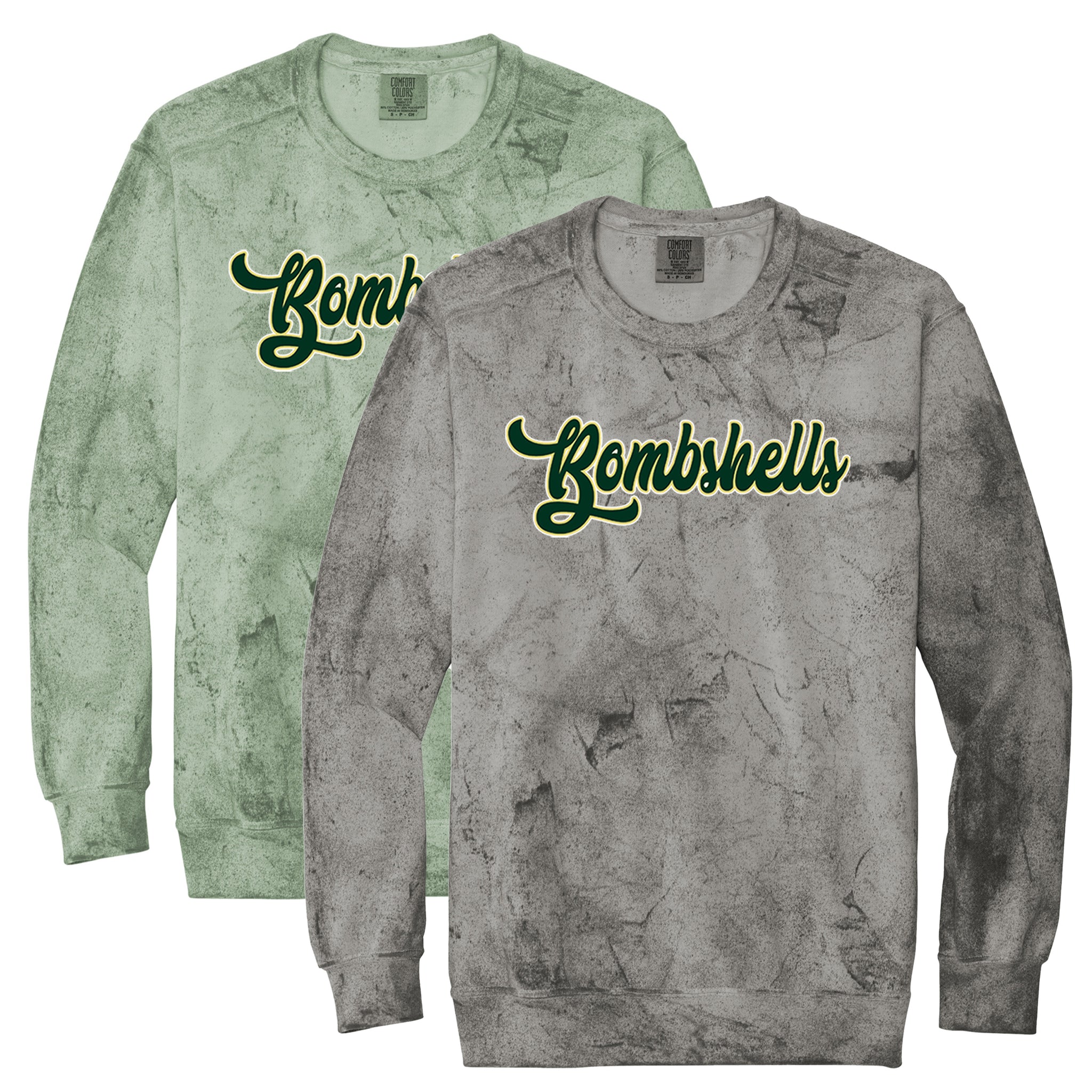 Bombshell's Fastpitch Color Blast Crewneck Sweatshirt