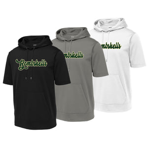 Bombshells Fastpitch Sport-Tek ® Sport-Wick ® Fleece Short Sleeve Hooded Pullover