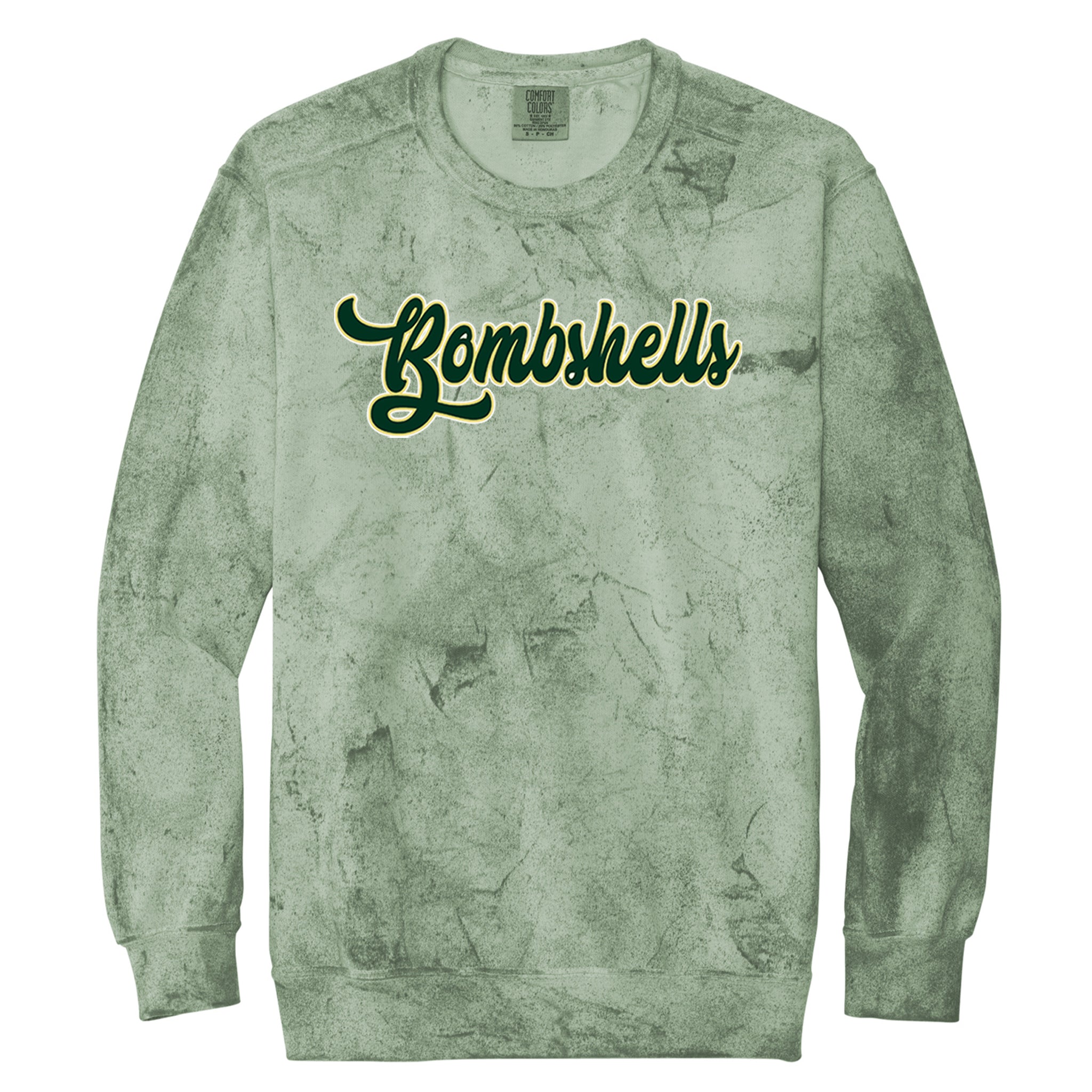 Bombshell's Fastpitch Color Blast Crewneck Sweatshirt