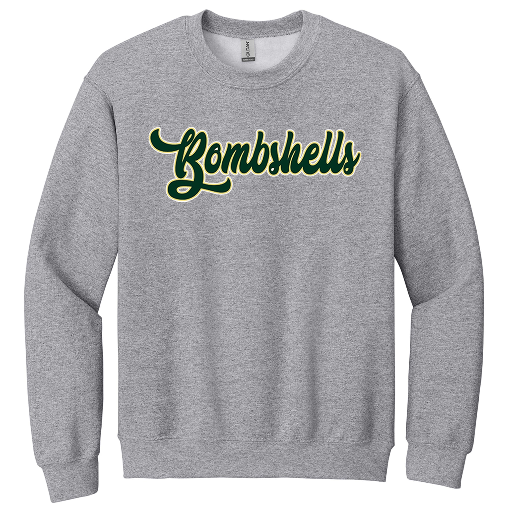 Bombshell's Fastpitch Gildan® Heavy Blend™ Crewneck Sweatshirt