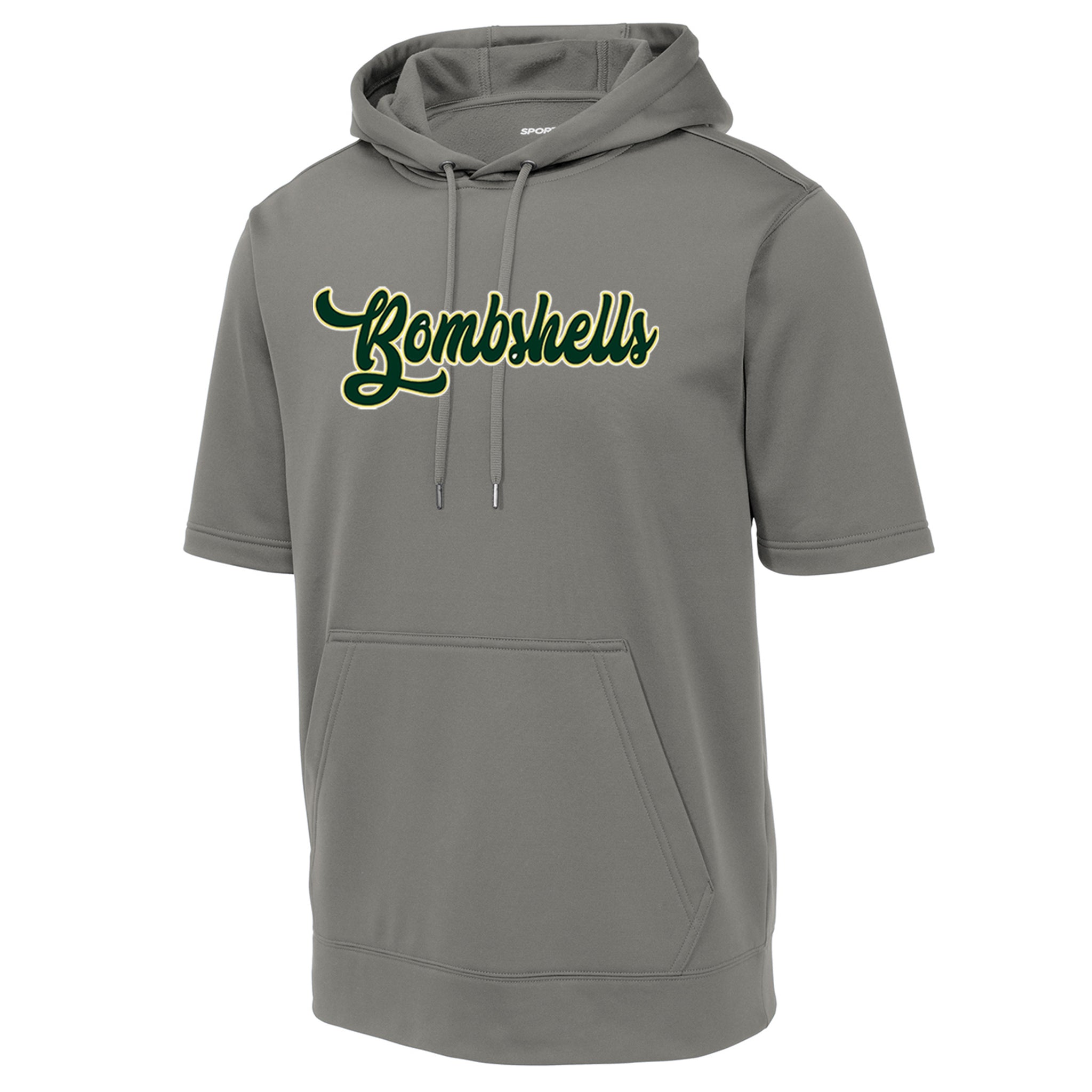 Bombshells Fastpitch Sport-Tek ® Sport-Wick ® Fleece Short Sleeve Hooded Pullover