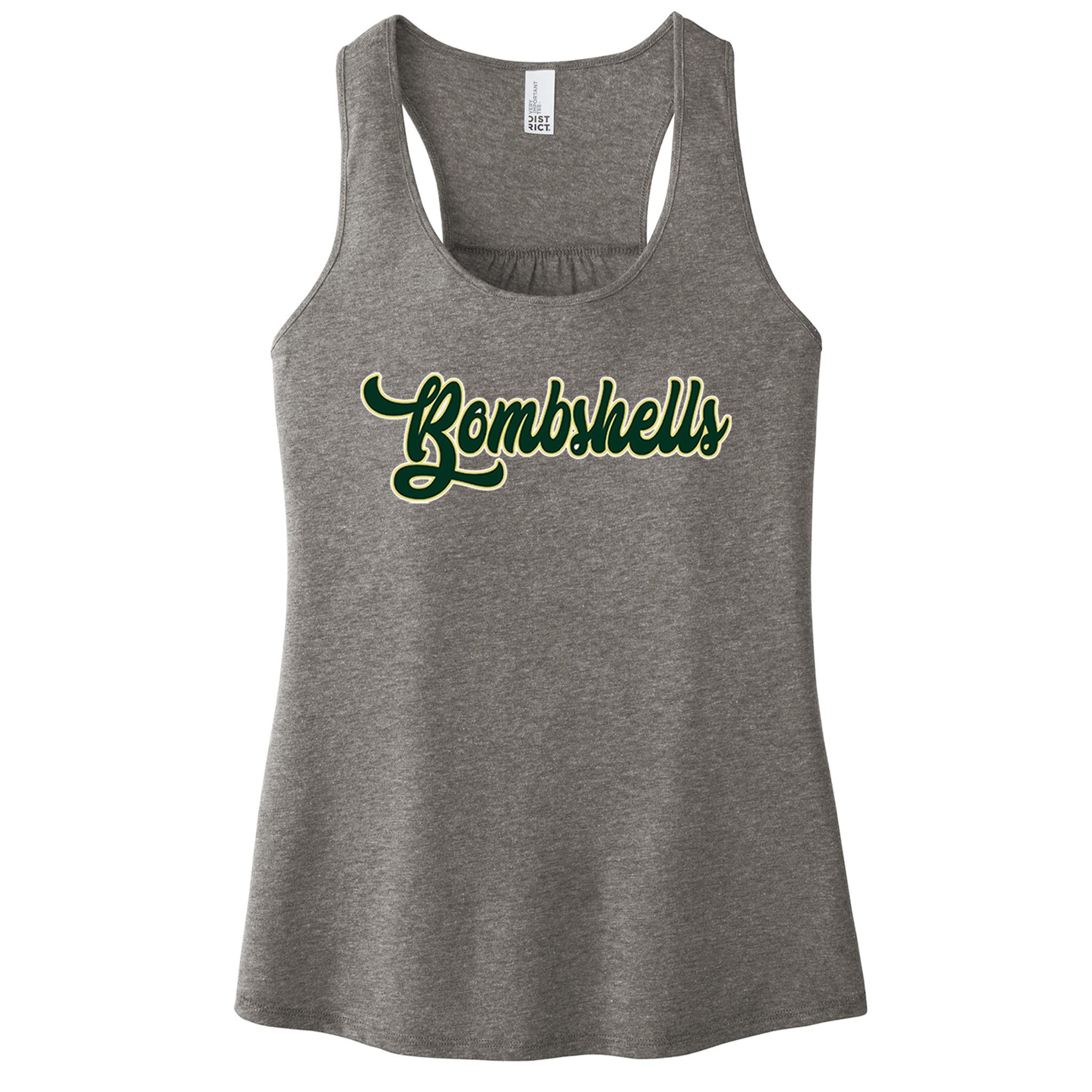 Bombshell's Fastpitch District Women’s V.I.T. ™ Racerback Tank