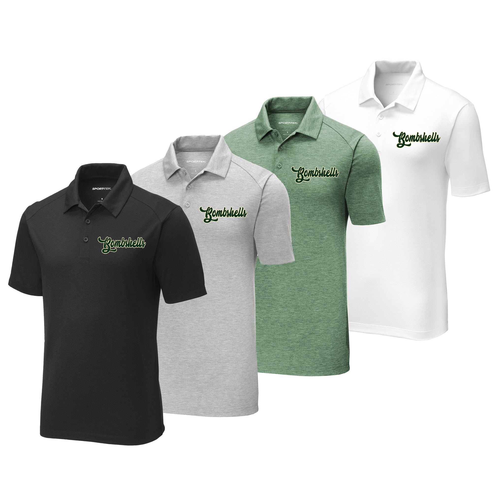 Bombshells Fastpitch Sport-Tek ® PosiCharge ® Tri-Blend Wicking Polo