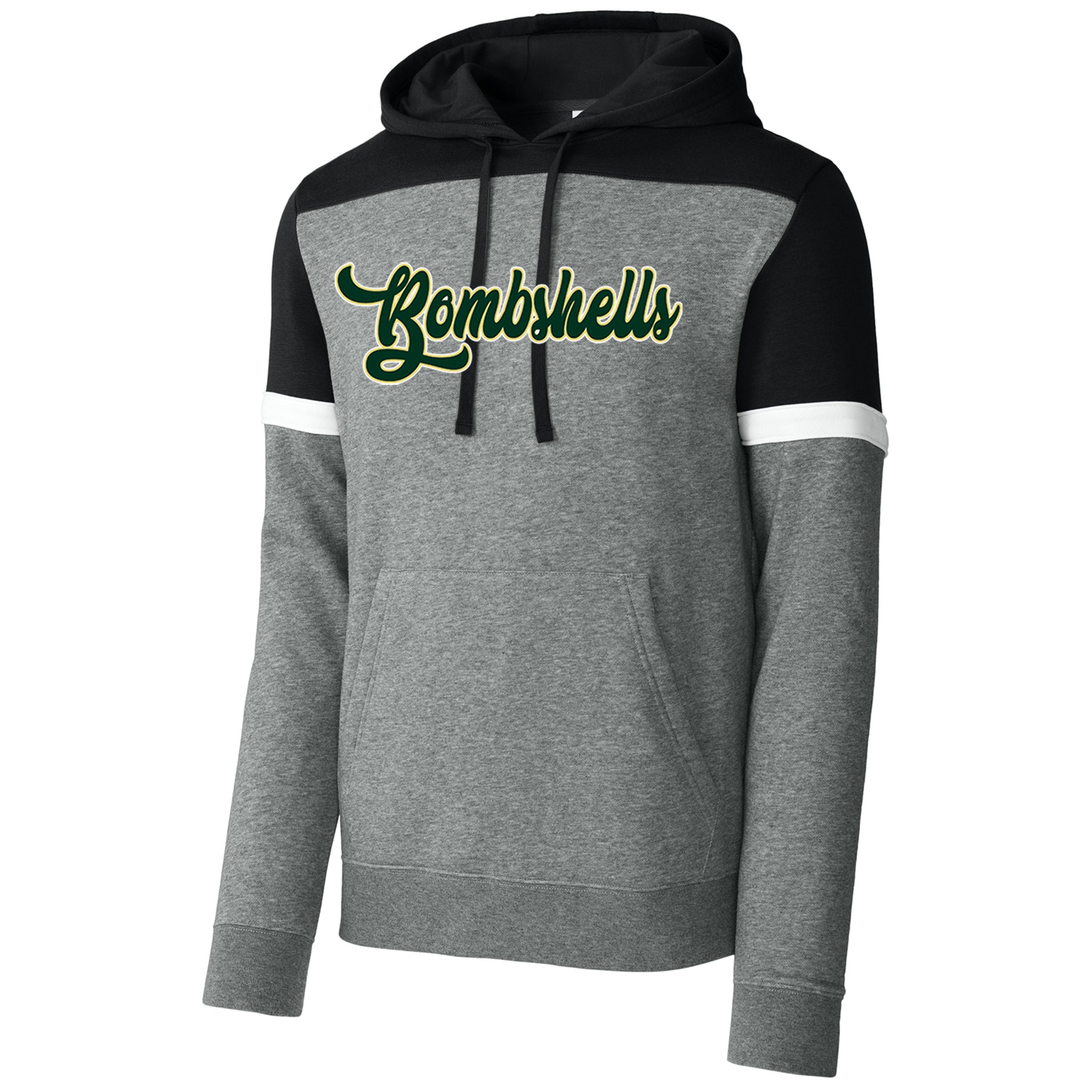 Bombshell's Fastpitch Sport-Tek® Drive Fleece Colorblock Hoodie