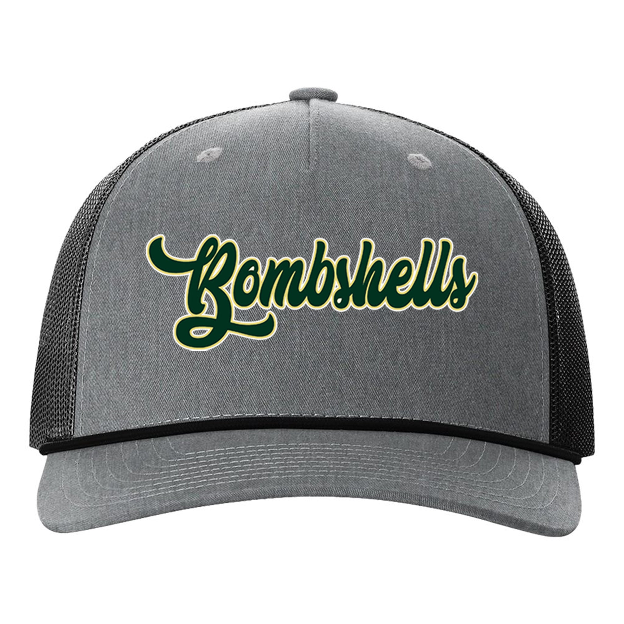 Bombshell's Fastpitch Richardson 112FPR Five Panel Trucker with Rope Snapback