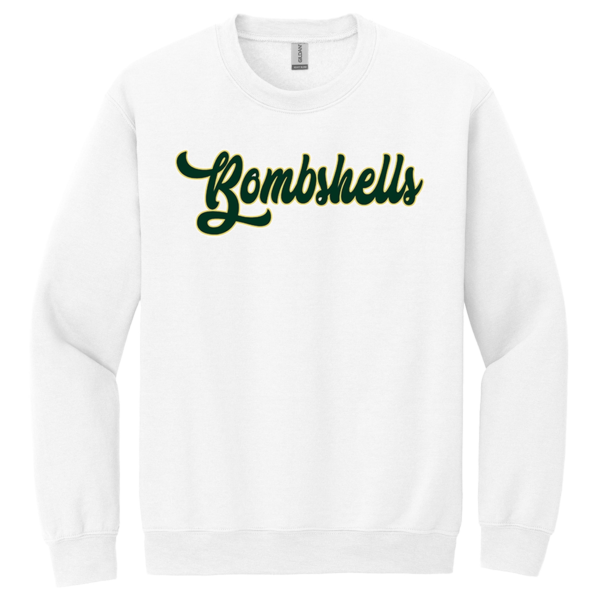 Bombshell's Fastpitch Gildan® Heavy Blend™ Crewneck Sweatshirt