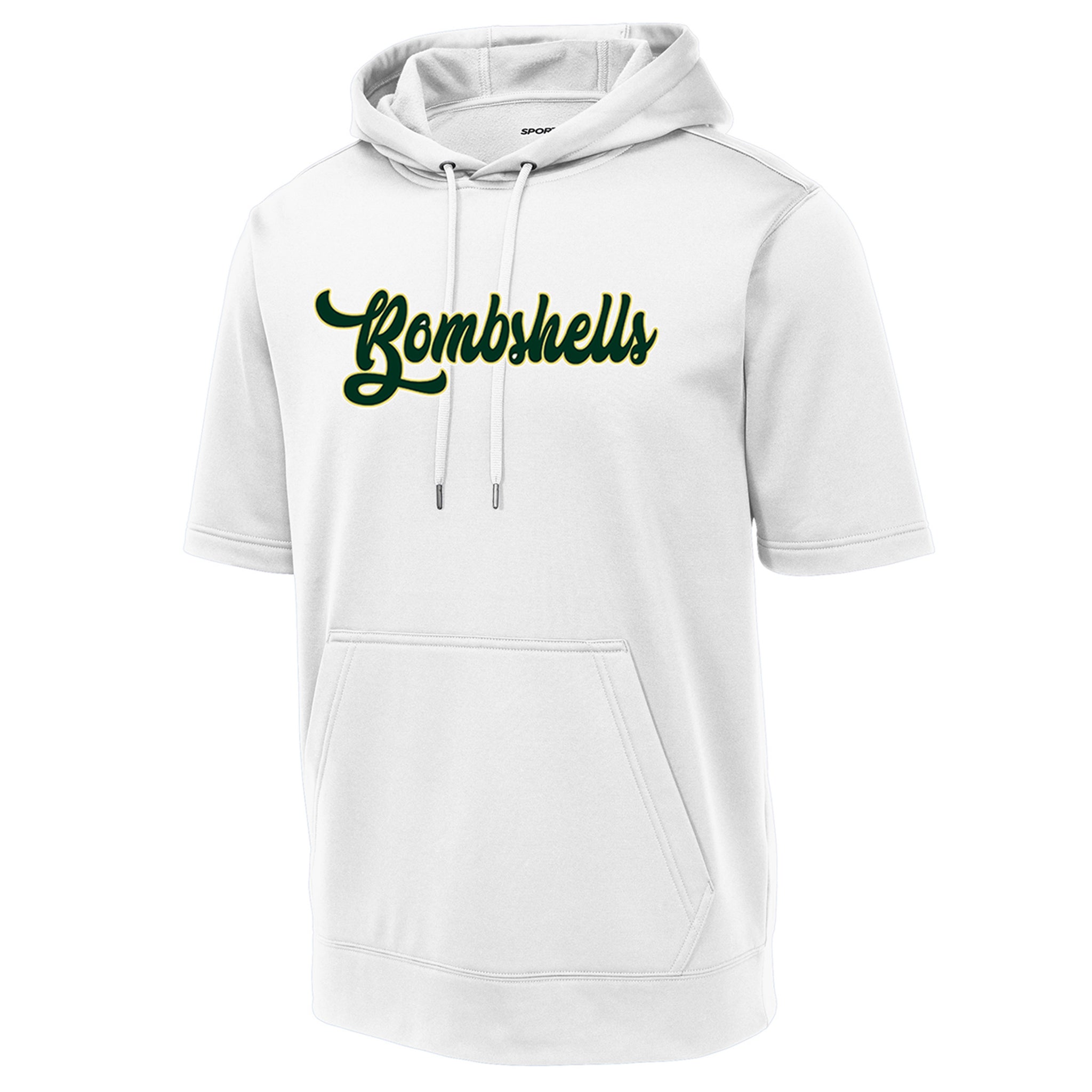 Bombshells Fastpitch Sport-Tek ® Sport-Wick ® Fleece Short Sleeve Hooded Pullover