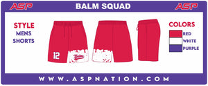 Balm Squad Slowpitch Men's/Boy's Full Sublimation Shorts