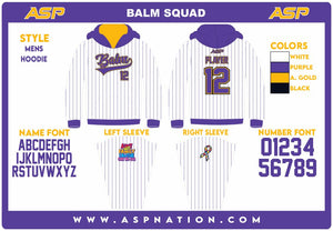 Balm Squad Mens/Boys Full Sublimation Hoodie