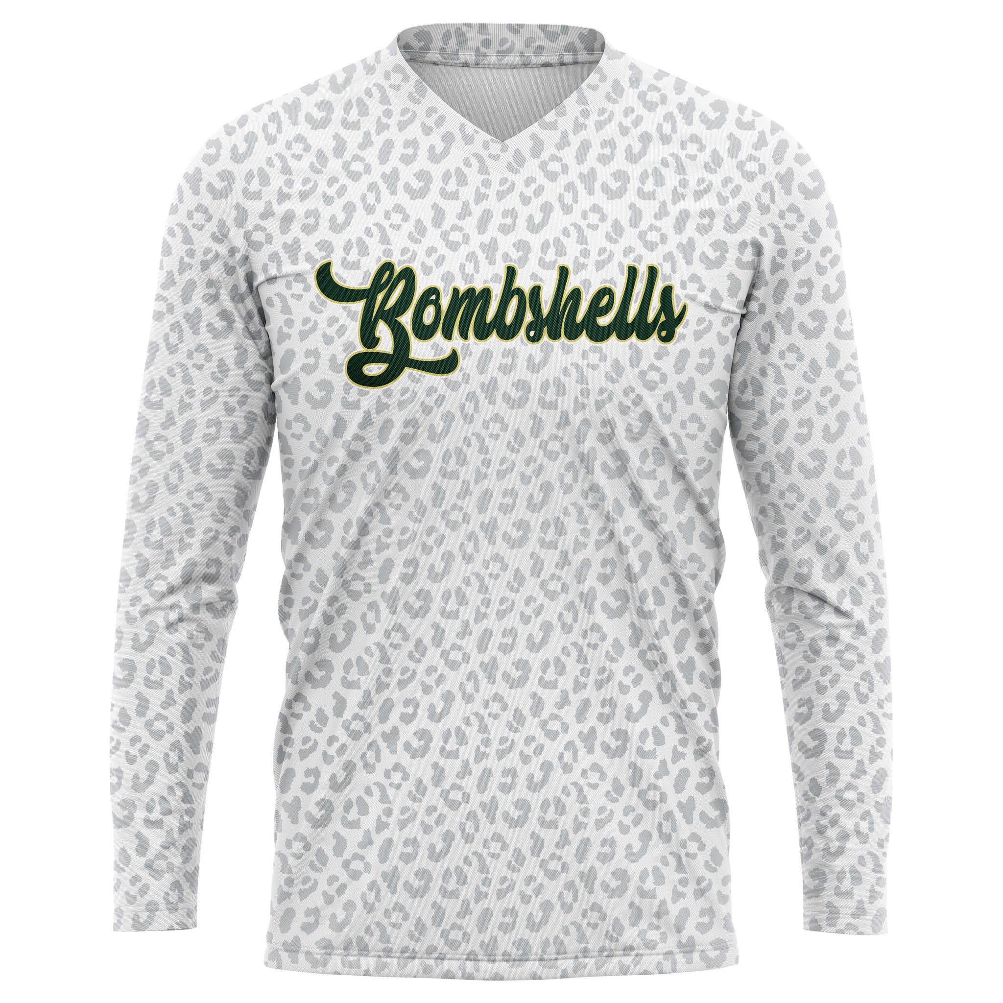 BOMBSHELLS FASTPITCH WOMENS V-NECK FULL SUB LONG SLEEVE