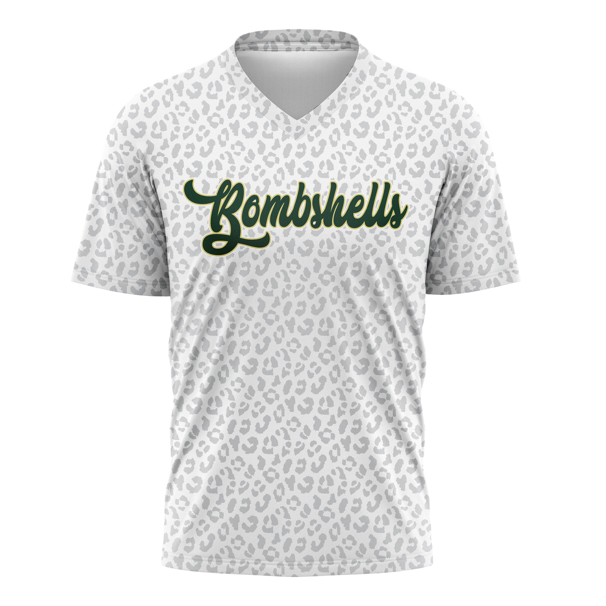 BOMBSHELLS FASTPITCH WOMENS V-NECK FULL SUB SHORT SLEEVE