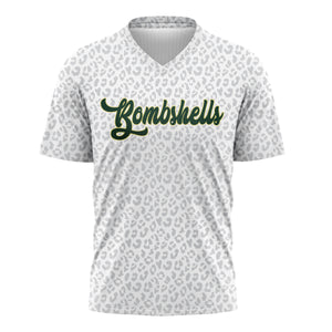 BOMBSHELLS FASTPITCH WOMENS V-NECK FULL SUB SHORT SLEEVE