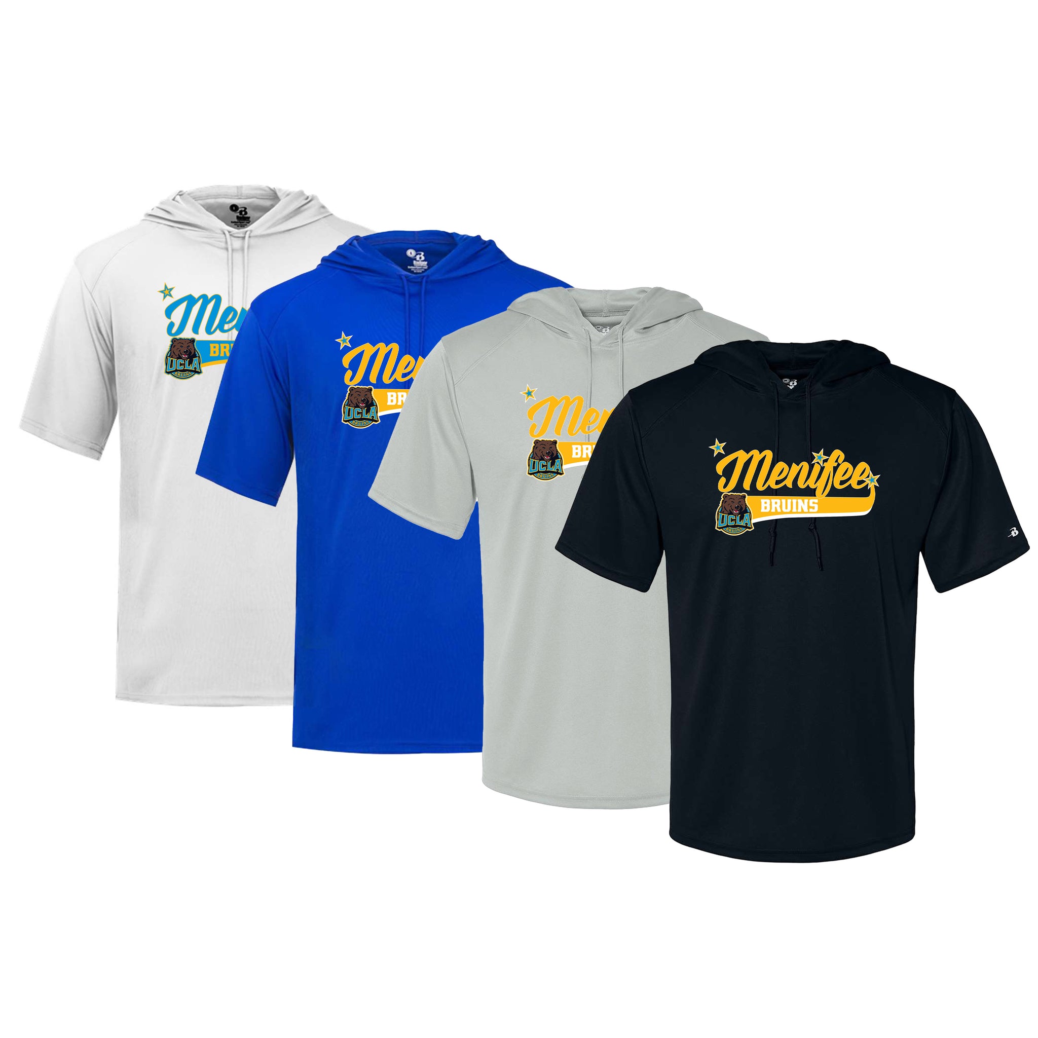 Menifee Bruins Fastpitch Badger B-Core Hooded T-Shirt