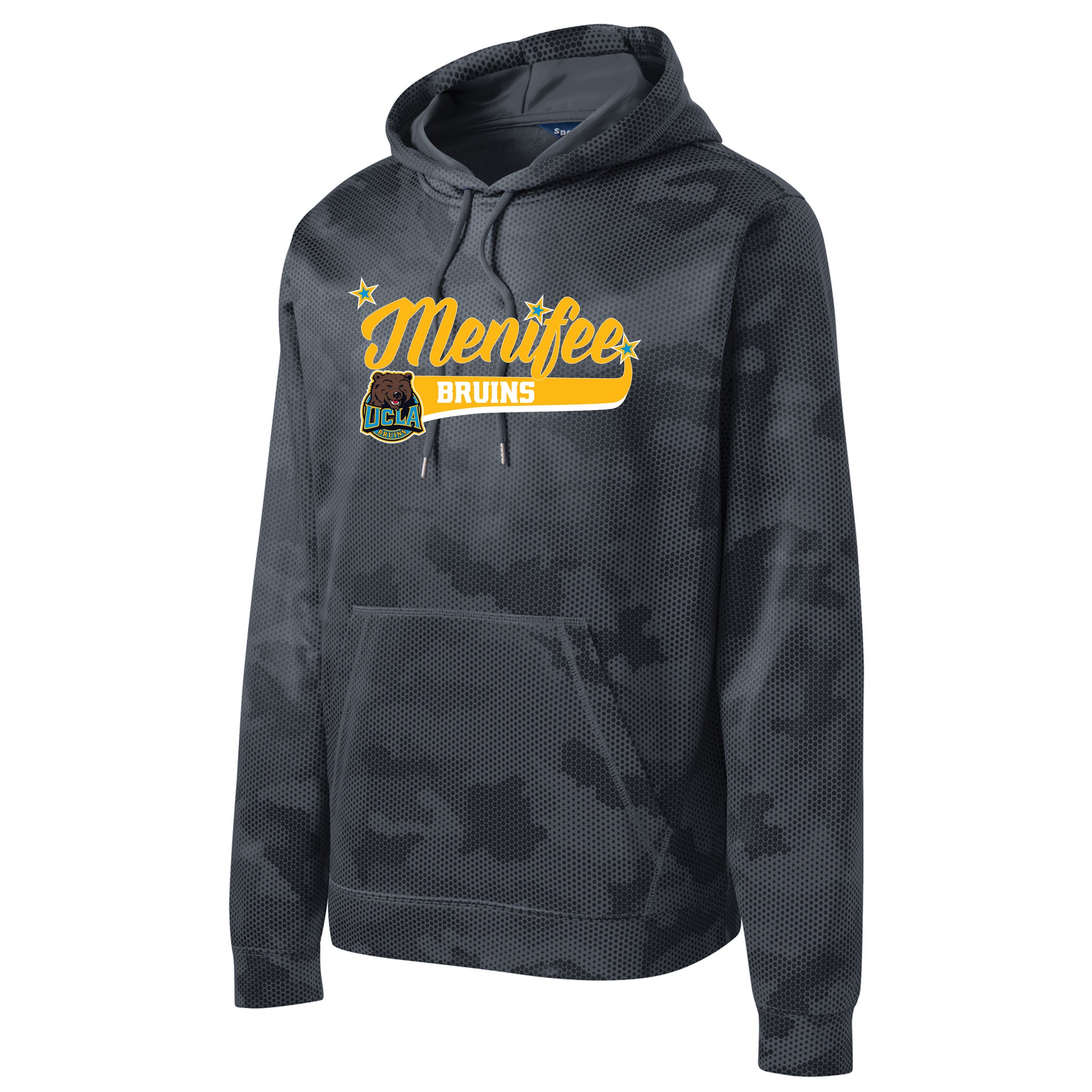 Menifee Bruins Fastpitch Sport-Tek® Sport-Wick® CamoHex Fleece Hooded Pullover